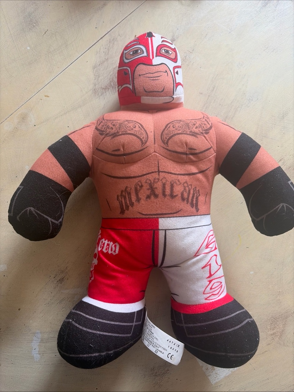 WWE 2011 Rey Mysterio Plush Talking Wrestler Doll Brawlin Buddies 16" Tested